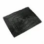 Placemats - The Alang Alang Placemat - Rectangular - Black - BAZAR BIZAR LIVING