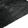 Placemats - The Alang Alang Placemat - Rectangular - Black - BAZAR BIZAR LIVING
