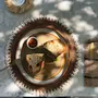 Placemats - The Colonial Shell Placemat - Natural Brown - BAZAR BIZAR LIVING
