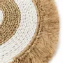 Placemats - The Seagrass Raffia Placemat - Natural White - BAZAR BIZAR LIVING