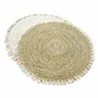 Placemats - The Seagrass Shell Placemat - Natural - BAZAR BIZAR LIVING