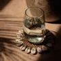 Placemats - The Colonial Shell Coaster - Natural Brown - BAZAR BIZAR LIVING