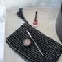 Clutches - The Raffia Clutch - Black Black - S - BAZAR BIZAR LIVING