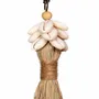 Objets de décoration - Le Porte-clés Raffia Cowrie Shell - BAZAR BIZAR LIVING