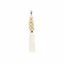 Decorative objects - The Wooden Beads Keychain - Natural White - BAZAR BIZAR LIVING