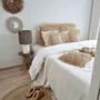 Desk lamps - The Chalki Table Lamp - White Natural - BAZAR BIZAR LIVING