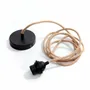 Ceiling lights - Fitting Lamps Ceiling - Natural Black - 1 Fitting - BAZAR BIZAR LIVING