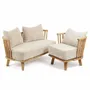 Sofas - The Malawi Two Seater - Natural Beige - BAZAR BIZAR LIVING