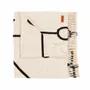 Throw blankets - The Evil Eye Bed Throw - Natural Black - BAZAR BIZAR LIVING