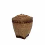 Caskets and boxes - The Colonial Storage Basket - Natural Brown - M - BAZAR BIZAR LIVING