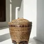 Caskets and boxes - The Colonial Storage Basket - Natural Brown - M - BAZAR BIZAR LIVING