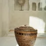 Caskets and boxes - The Colonial Storage Basket - Natural Brown - L - BAZAR BIZAR LIVING