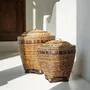 Caskets and boxes - The Colonial Storage Basket - Natural Brown - L - BAZAR BIZAR LIVING