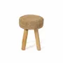 Stools - The Raffia Stool - Natural - BAZAR BIZAR LIVING