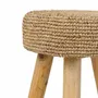 Stools - The Raffia Stool - Natural - BAZAR BIZAR LIVING
