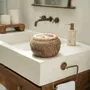 Caskets and boxes - The Colonial Peek-a-Boo Basket - Natural Brown - S - BAZAR BIZAR LIVING