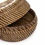 Caskets and boxes - The Colonial Peek-a-Boo Basket - Natural Brown - S - BAZAR BIZAR LIVING