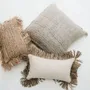 Objets de décoration - La Housse De Coussin En Raphia Rectangulaire - Naturelle - 30x50 - BAZAR BIZAR LIVING
