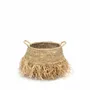 Baskets - The Raffia Deluxe Baskets - Natural - Medium - BAZAR BIZAR LIVING