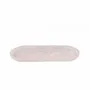 Everyday plates - The Resin Oval Plate - Pink White - BAZAR BIZAR LIVING