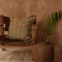 Cushions - The Tropical Breeze Cushion Cover - Forest Green - BAZAR BIZAR LIVING