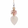 Decorative objects - The Shiva Shell Keychain - Pink White - BAZAR BIZAR LIVING