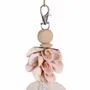 Decorative objects - The Shiva Shell Keychain - Pink White - BAZAR BIZAR LIVING