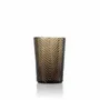 Glass - The Herringbone Tumbler - Smoke - BAZAR BIZAR LIVING