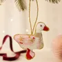 Other Christmas decorations - Embroidered beaded pendants in the morning - BAUBELS