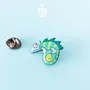 Broches - Blue Chameleon Pin - PINTONIK