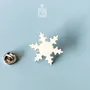 Broches - White Snowflake Pin - PINTONIK