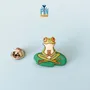 Broches - Meditating Frog Pin - PINTONIK