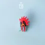 Broches - The Proud Rooster - Wooden Pin - PINTONIK