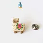 Broches - Llama Wooden Pin - PINTONIK