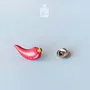 Brooches - Red Chili Pepper Pin - PINTONIK