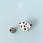 Brooches - Dalmatian Face - Wooden Pin - PINTONIK