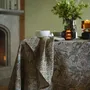Linge de table textile - Serviettes en lin à imprimé Cypress Parrot, coloris Écume de mer - CHAMOIS
