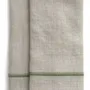 Linge de table textile - Serviettes en lin avec broderie - CHAMOIS