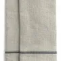Linge de table textile - Serviettes en lin avec broderie - CHAMOIS