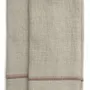 Linge de table textile - Serviettes en lin avec broderie - CHAMOIS