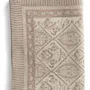 Table linen - Linen Tablecloth with Jaipur print in Old Rose - CHAMOIS