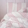 Beds - duvet cover, cerise stripes - OTTOMANIA