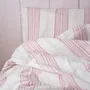 Beds - duvet cover, cerise stripes - OTTOMANIA