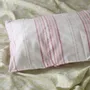 Beds - pillowcase, cerise striped - OTTOMANIA