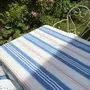 Autres décorations de Noël - nappe rayée - blanc-bleu méditerranéen - OTTOMANIA