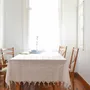 Other Christmas decorations - seersucker tablecloth - white - OTTOMANIA