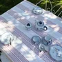 Other Christmas decorations - table cloth with fringe cerise - OTTOMANIA