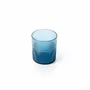 Verres - Le Verre Bas Azure Rippled - Bleu - BAZAR BIZAR LIVING