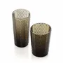Verres - Le Verre Highball Herringbone - Fumé - BAZAR BIZAR LIVING