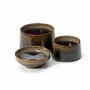 Bowls - The Kyoto Low Bowl - Dark Brown Mud - M - BAZAR BIZAR LIVING